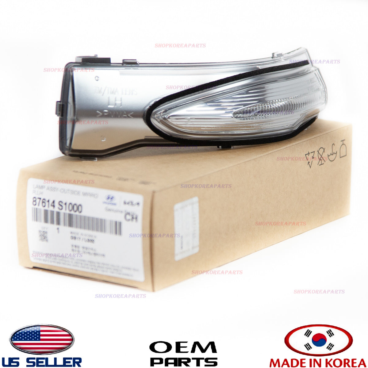GENUINE Outside Mirror Turn Signal Lamp LEFT Driver Side OEM SANTA FE 2019-2023