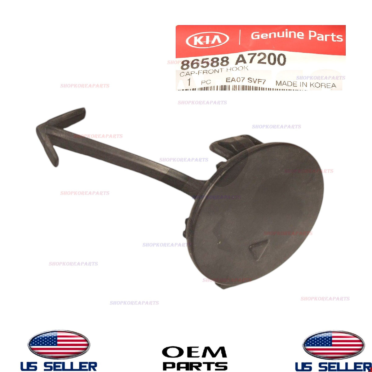 GENUINE OEM GENUINE OEM Front Bumper Tow Eye Cap 2014-2017 Kia Forte