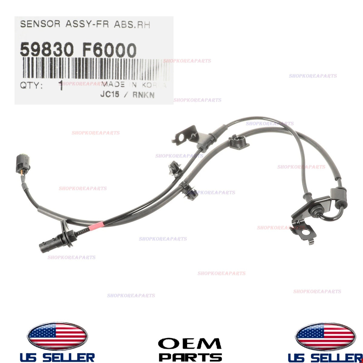GENUINE ABS Wheel Speed Sensor Front RIGHT Passenger Side 2017-2020 Kia Cadenza