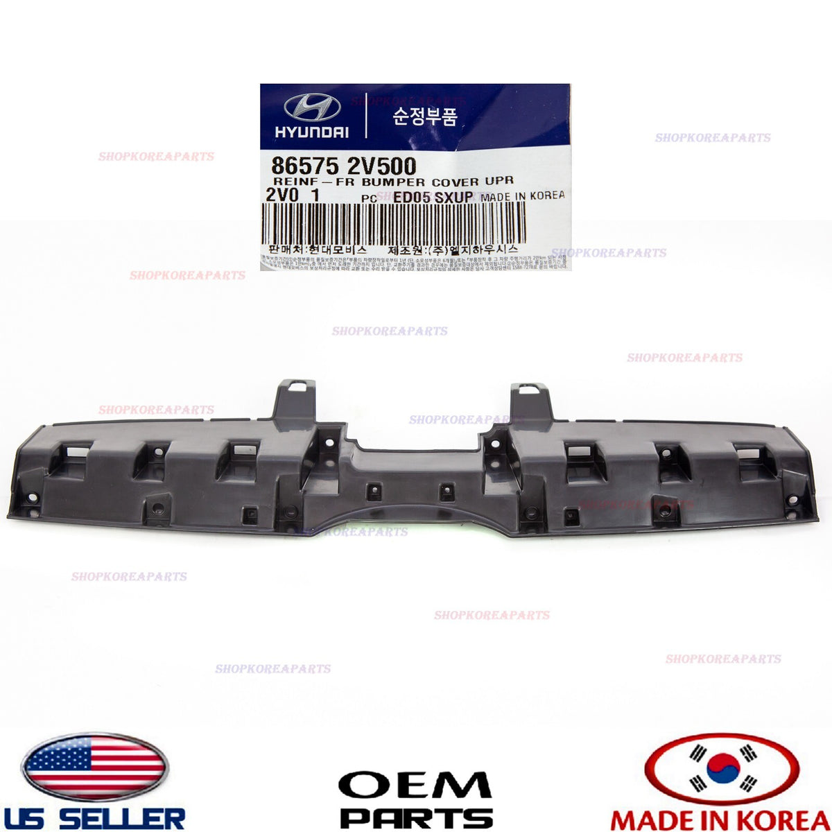 GENUINE OEM Front Upper Grille Cover 2013–2017 Hyundai Veloster Turbo 865752V500