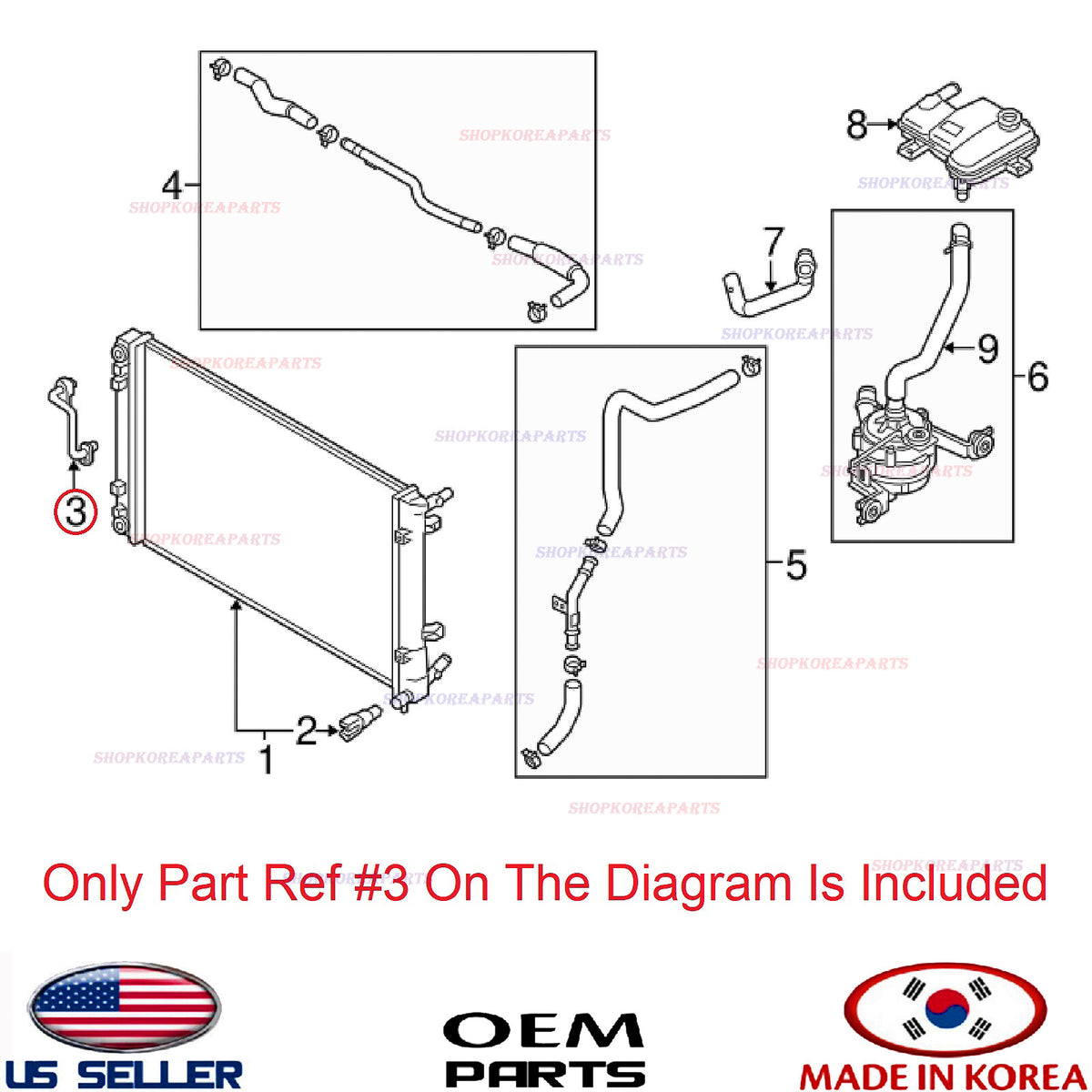 ✅GENUINE✅ Coolant Liquid Line Tube ⭐OEM⭐ HYUNDAI IONIQ KIA NIRO 2017-2022