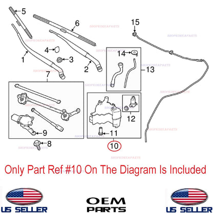 ✅GENUINE✅ Washer Reservoir Windshield Wiper Tank With Motor OEM Nissan Infiniti