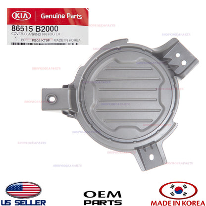 GENUINE Front Bumper Fog Lamp Cap Cover LEFT Driver Side OEM KIA SOUL 2014-2016