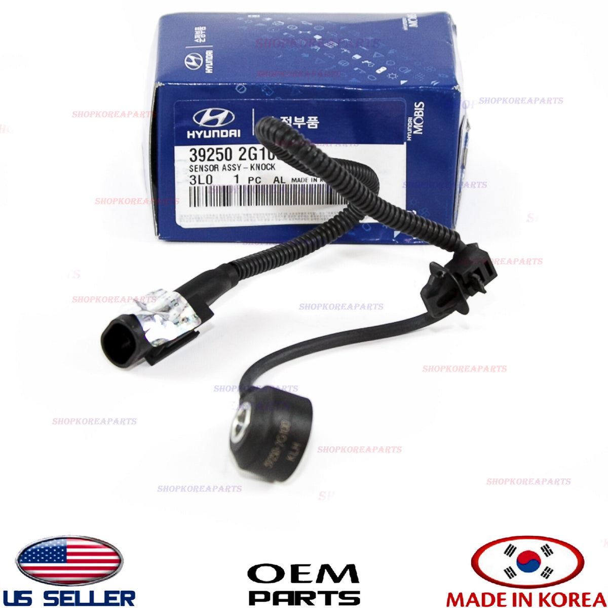 GENUINE Ignition Knock (detonation) Sensor OEM HYUNDAI KIA *See compatibility