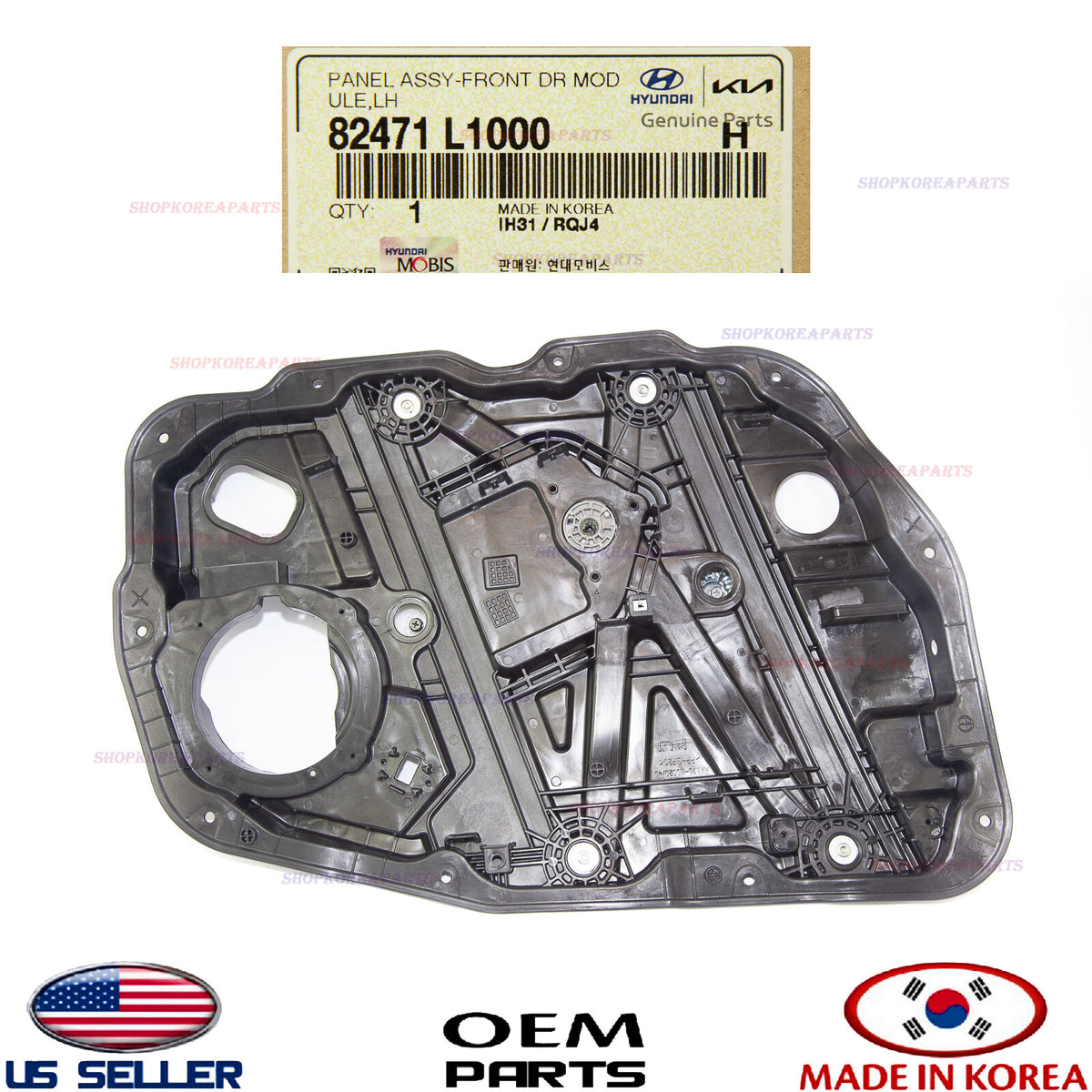 GENUINE Panel Window Regulator Module Front LEFT Door ⭐OEM⭐ Sonata 2020-2025