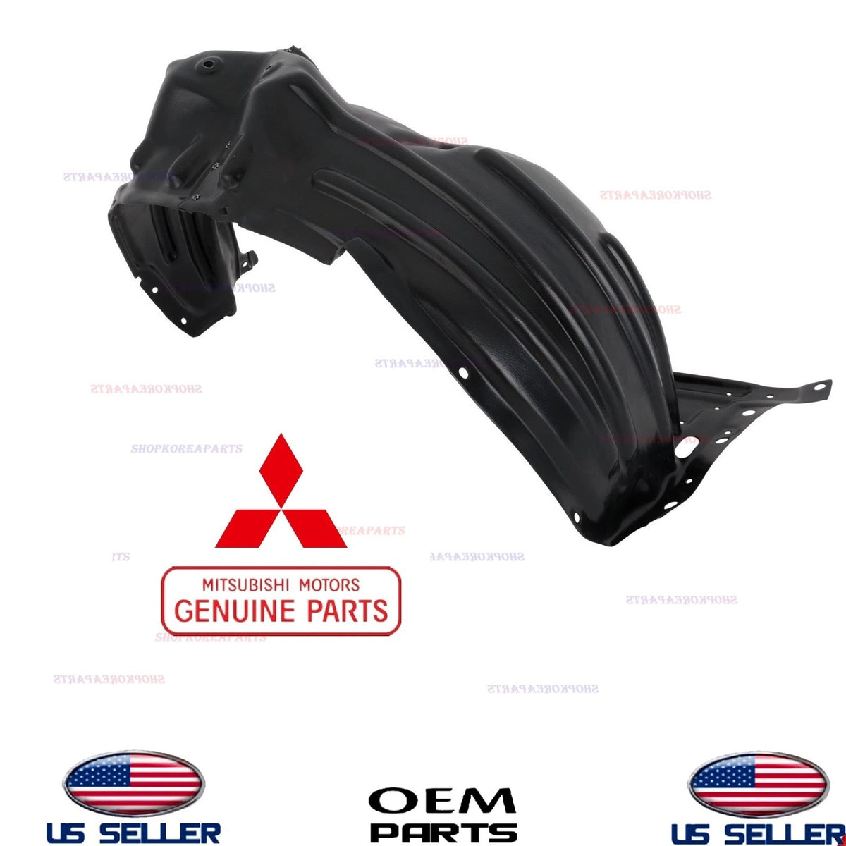 GENUINE Fender Liner Front RIGHT Passenger Side 2021-2024 Mitsubishi Mirage