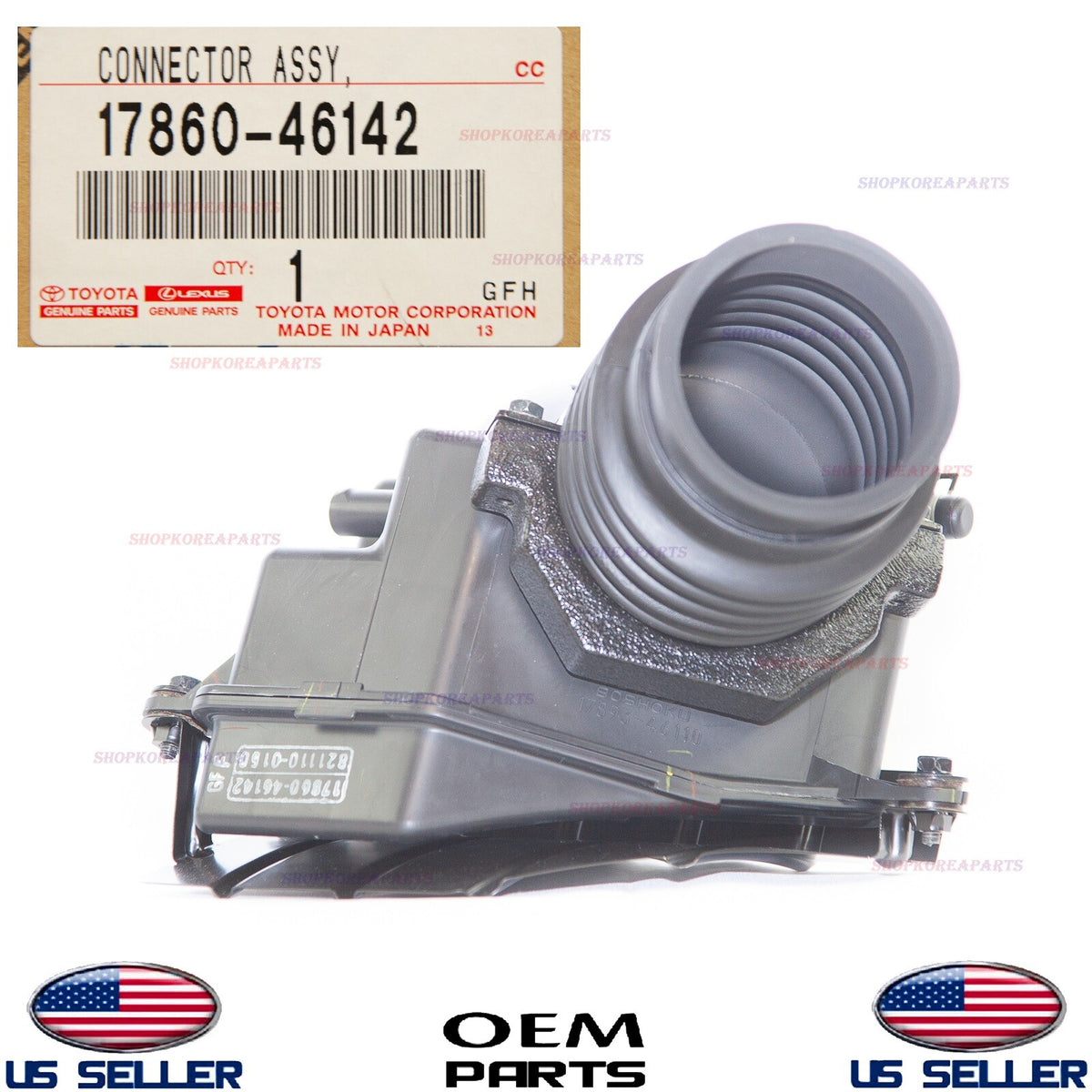 GENUINE Air Cleaner Intake Resonator Hose ⭐OEM⭐ Lexus GS300 3.0L 2001-2005