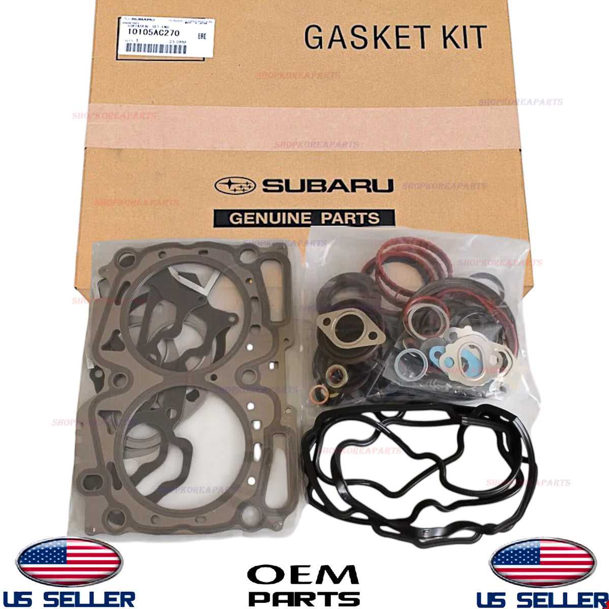 GENUINE OEM Engine Gasket and Seal Kit Subaru 2.5L Turbo 2008-2014 *See List
