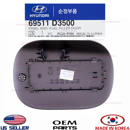 GENUINE Fuel Filler Door Panel Gas Cap Unpainted ⭐OEM⭐ Hyundai Tucson 2019-2021