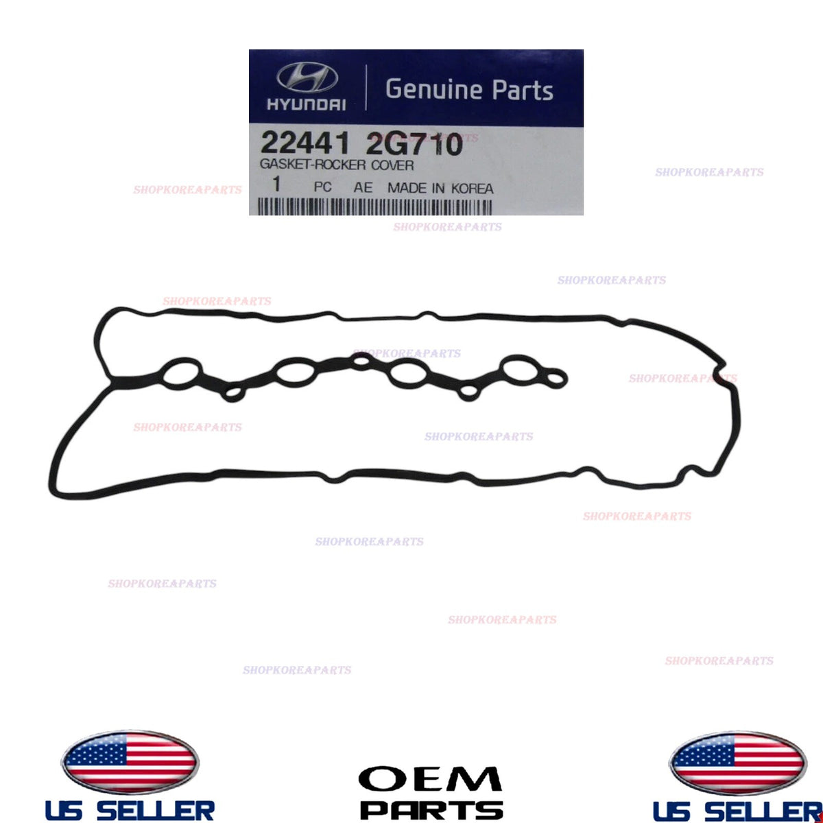 GENUINE Valve Cover Gasket 2011-2016 2.4L Sonata Tucson Optima Sportage