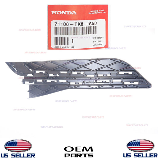 ✅GENUINE✅ Front Bumper Fog Lamp Cap Cover LEFT ⭐OEM⭐ Honda Odyssey 2014-2017
