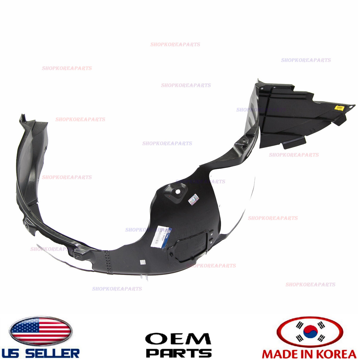 GENUINE OEM Front Right Passenger Side Fender Liner 2011–2015 Sonata Hybrid