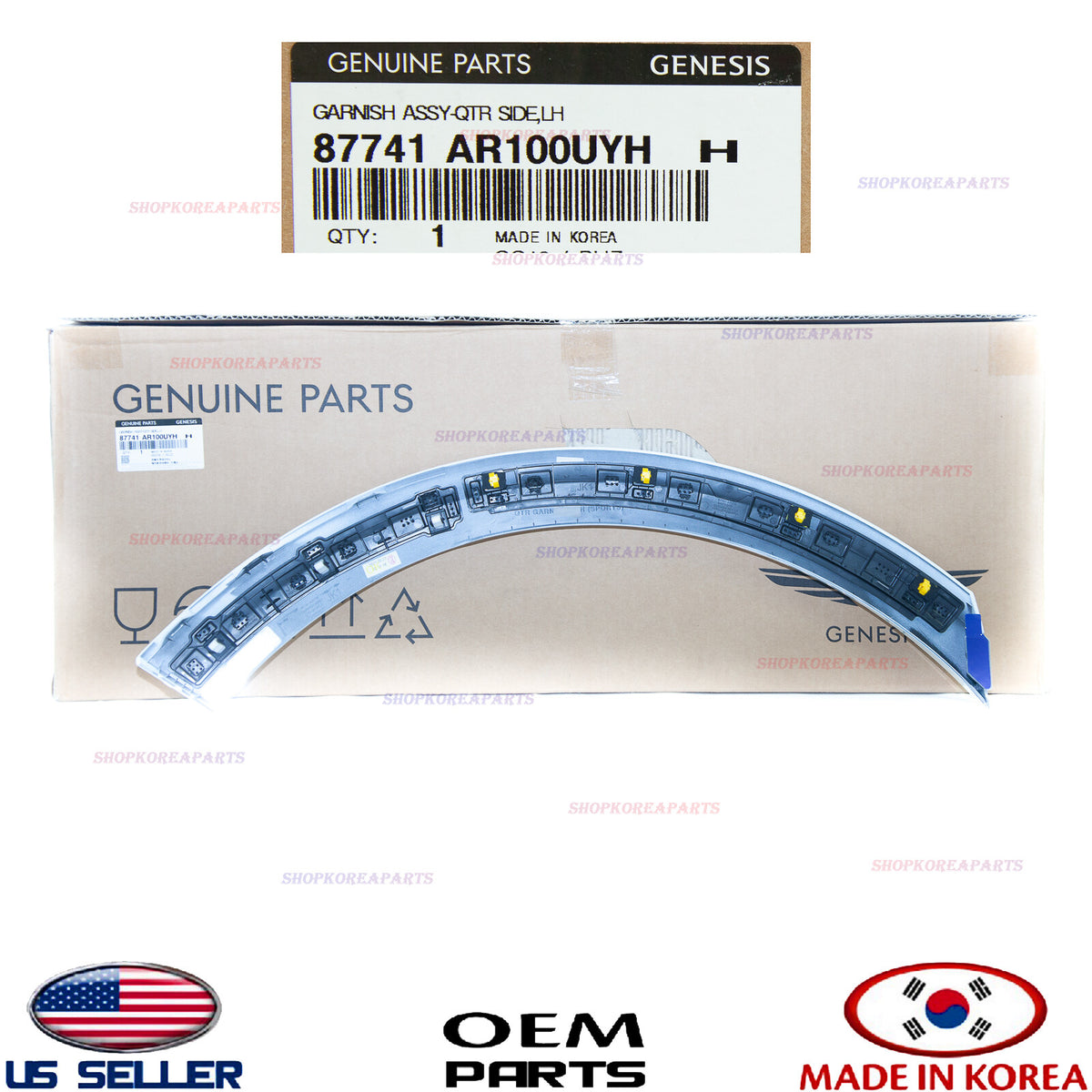 GENUINE Rear Fender Wheel Molding LEFT Driver Side ⭐OEM⭐ GV70 Sport 2022-2026
