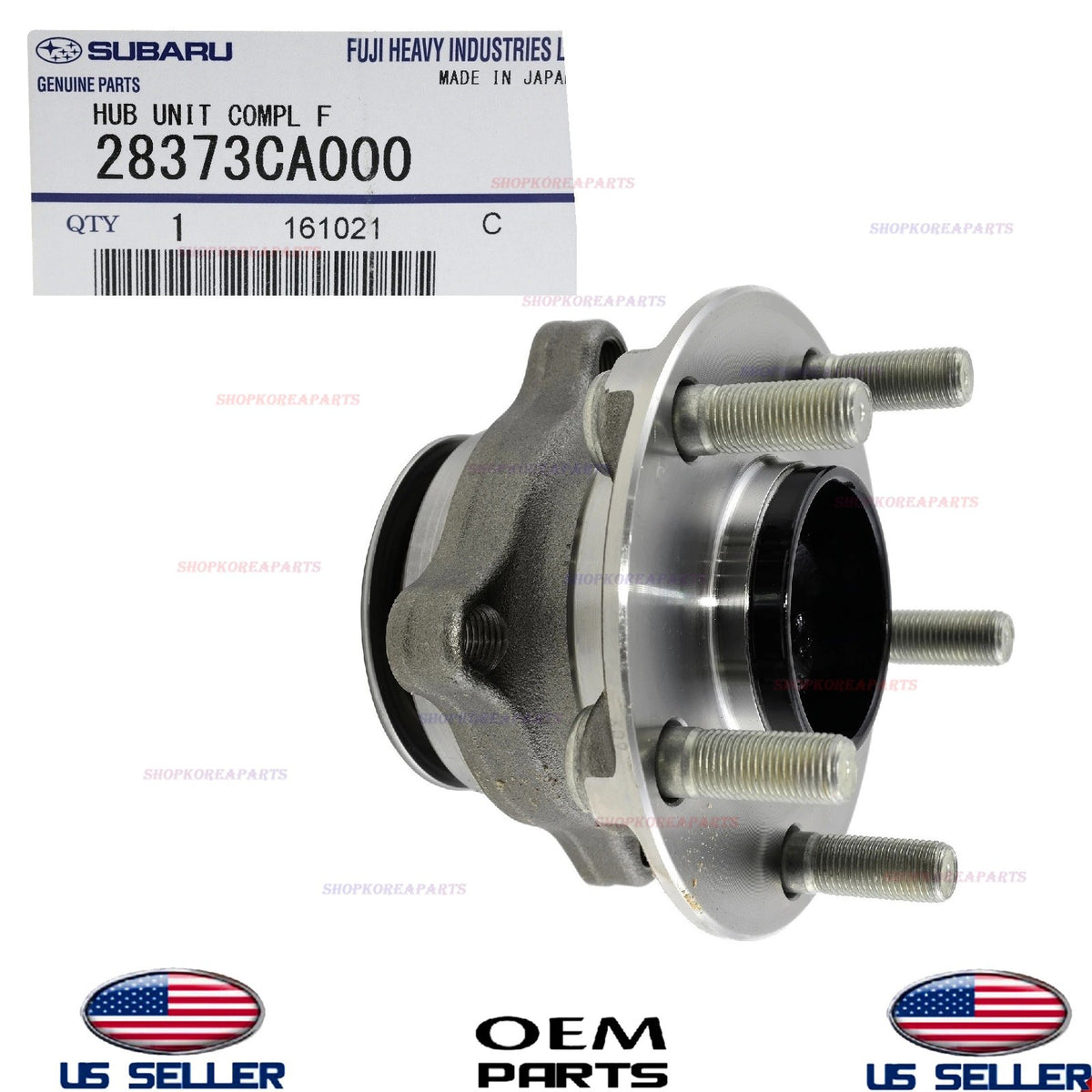 GENUINE Front Wheel Hub & Bearing 2013-2020 Subaru BRZ 28373CA000