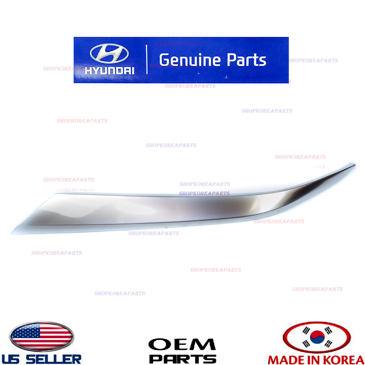 GENUINE Front Headlight Molding Left Driver Side OEM Santa Fe Sport 2019-2020