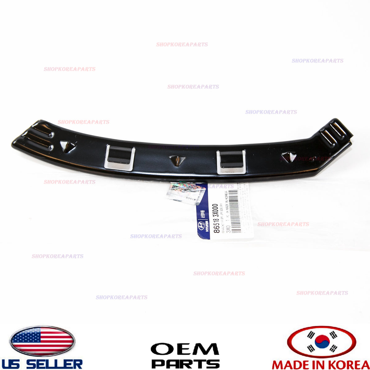 GENUINE Bumper Front Upper Passenger Side Right Bracket OEM Elantra Sedan 11-16