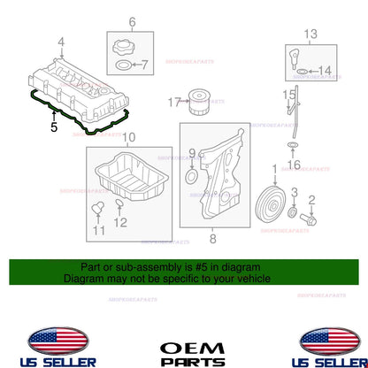 GENUINE Valve Cover Gasket 2011-2016 2.4L Sonata Tucson Optima Sportage