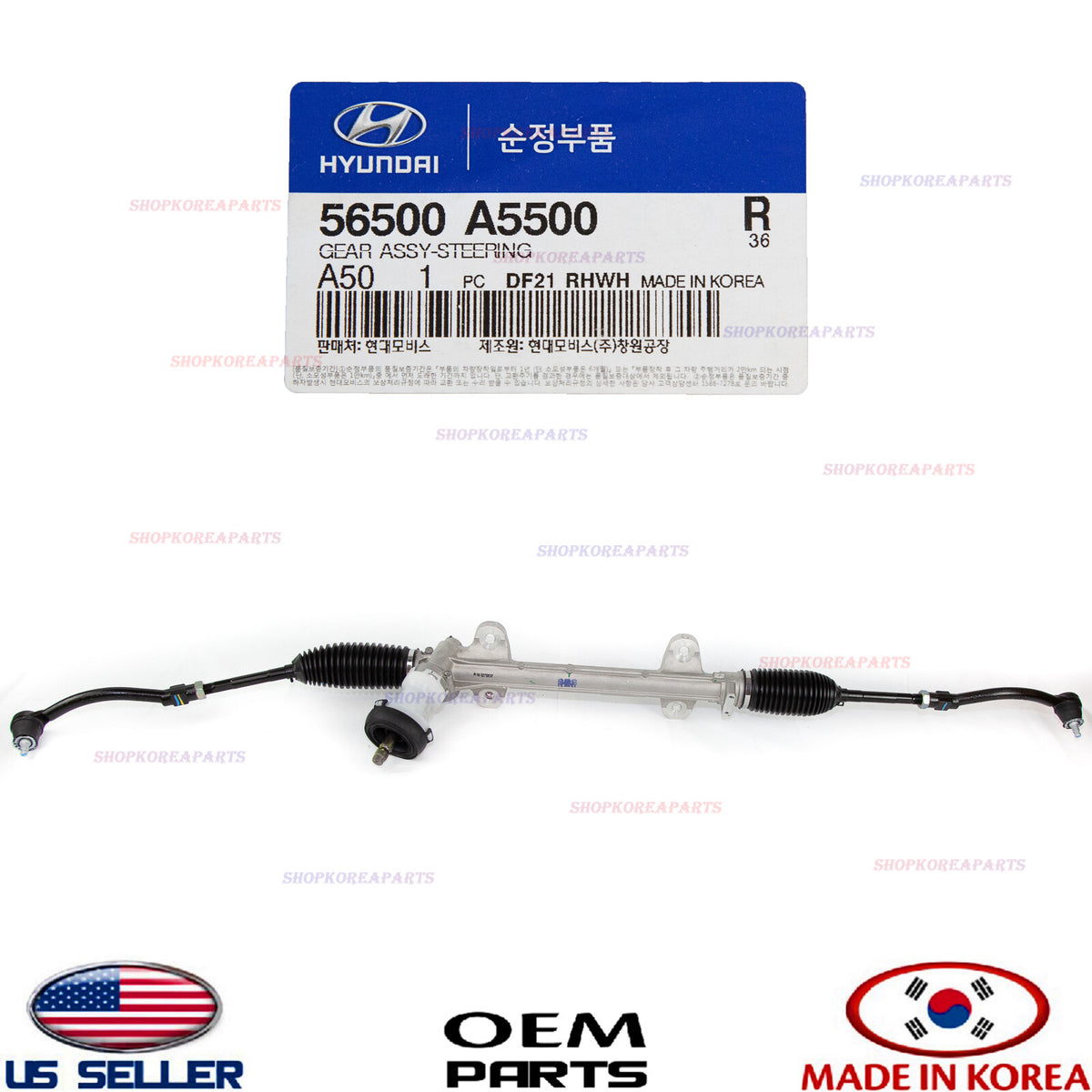 GENUINE Steering Gear Rack And Pinion Assy OEM Hyundai Veloster Elantra GT Coupe