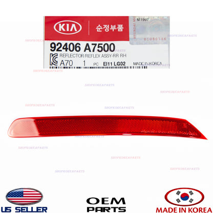 GENUINE Bumper Reflector Rear RIGHT Passenger Side ⭐OEM⭐ Kia Forte Sedan 2017-18