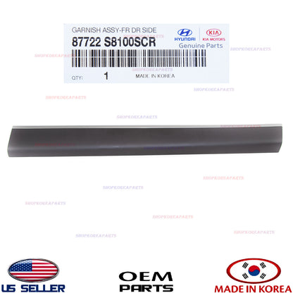 GENUINE OEM Front Door Molding Garnish RIGHT Passenger Side 2020-2025 Palisade