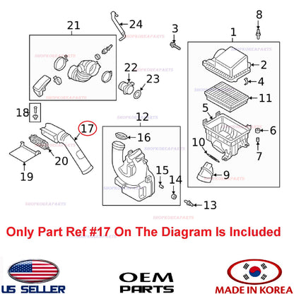 GENUINE Air Cleaner Intake Duct Tube ⭐OEM⭐ KIA FORTE 2.0L 2019-2024 28210M6000