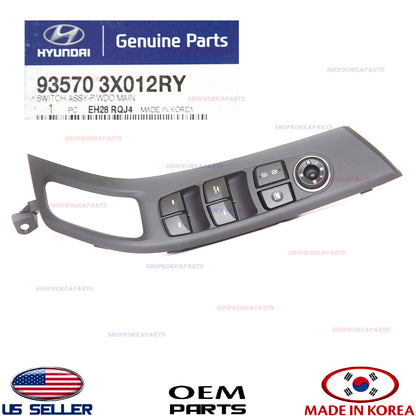 GENUINE OEM Front Left Driver Side Window Switch 2014–2016 Hyundai Elantra