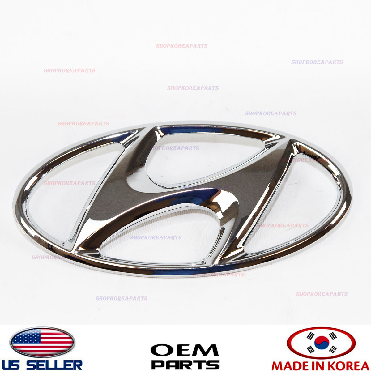 GENUINE Front Grille Emblem Logo *H* ⭐OEM⭐ Santa Fe 2010-2012 Sonata 2011-2012