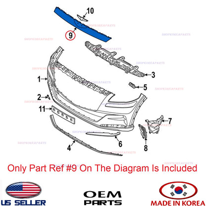 GENUINE Front Bumper Upper Cover Spacer Panel ⭐OEM⭐ Genesis GV80 2021-2024