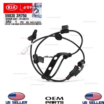 GENUINE OEM Abs Speed Sensor Front RIGHT Passenger Side 2014-2016 Kia Cadenza