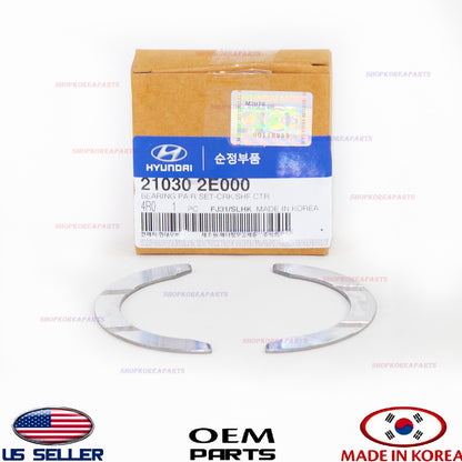 GENUINE OEM Crankshaft Thrust Bearing Pair Set Hyundai Kia See Compatibility