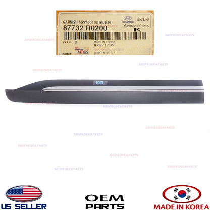 GENUINE Rear Door Lower Molding RIGHT Passenger OEM 2022-2026 Carnival