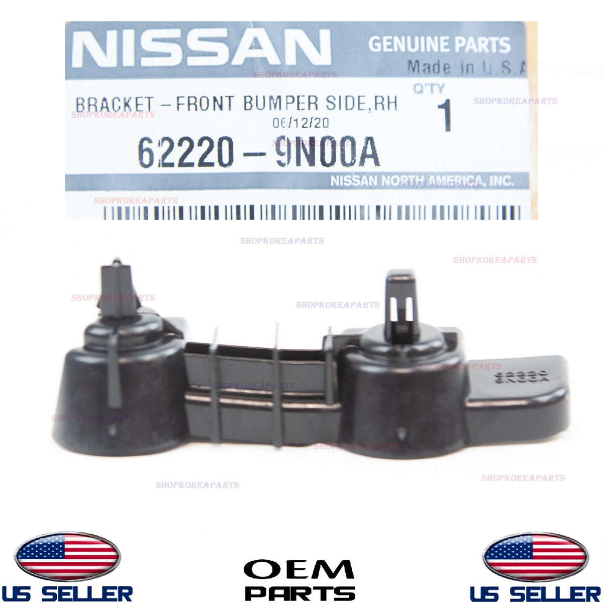 GENUINE Bumper Front Bracket Mounting Passenger Side ⭐ NISSAN MAXIMA 2009-2014