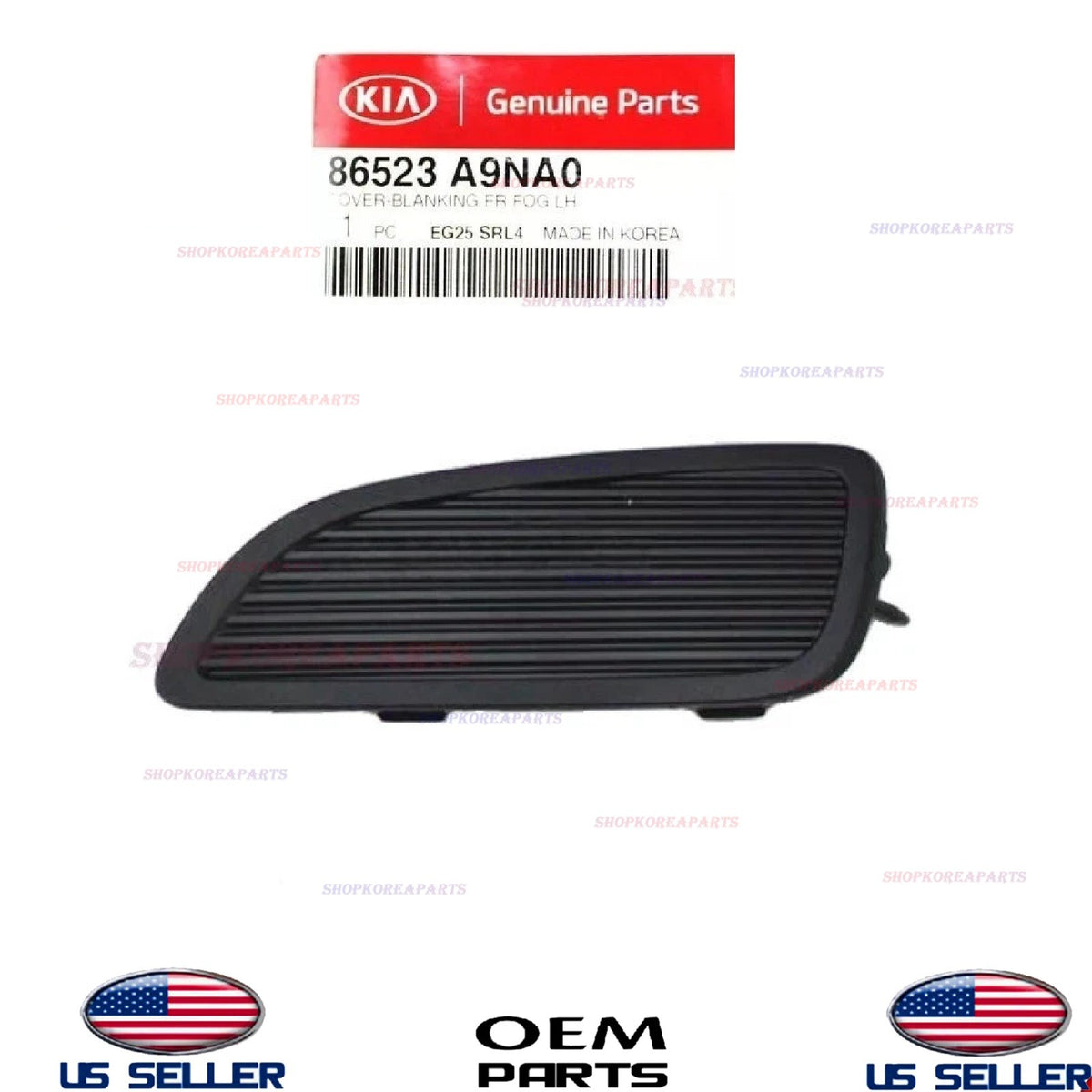 GENUINE OEM Front Bumper Fog Lamp Cover LEFT Driver Side 2019-2021 Kia Sedona