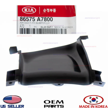 GENUINE OEM Left Driver Side Air Curtain Duct Assy 2017–2018 Kia Forte