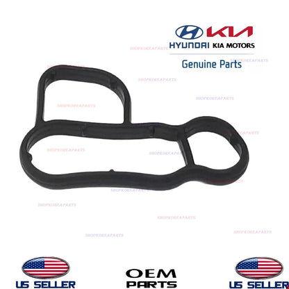 GENUINE Oil Filter Housing Seal 2014-2019 Hyundai Kia 3.3L 26343-3CAB1