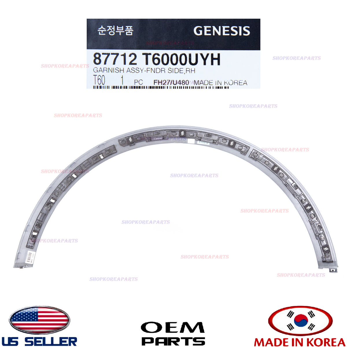 GENUINE Front Fender Wheel Molding RIGHT Passenger Side ⭐ GENESIS GV80 2021-2026