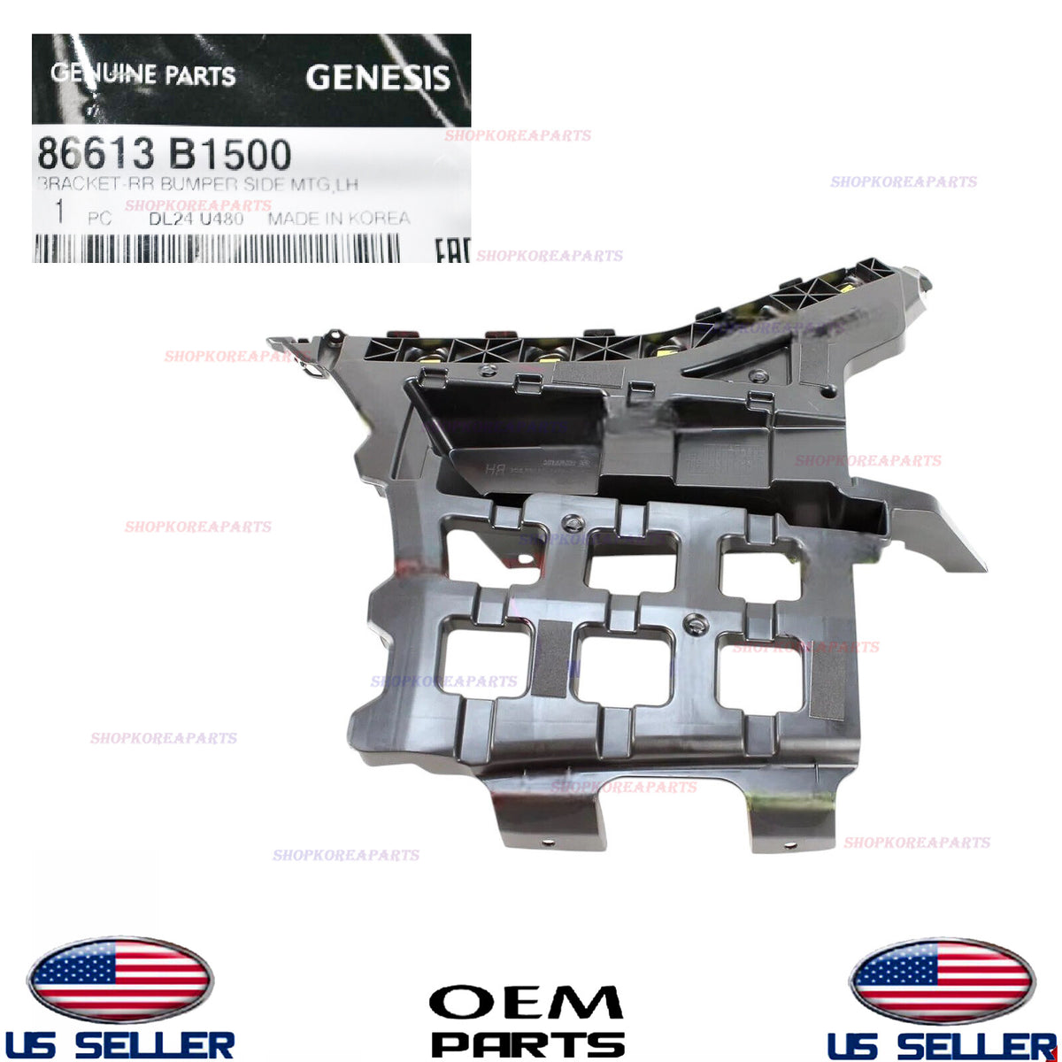 GENUINE OEM Rear Bumper Mounting Bracket Left Driver Side 2017-2020 Genesis G80