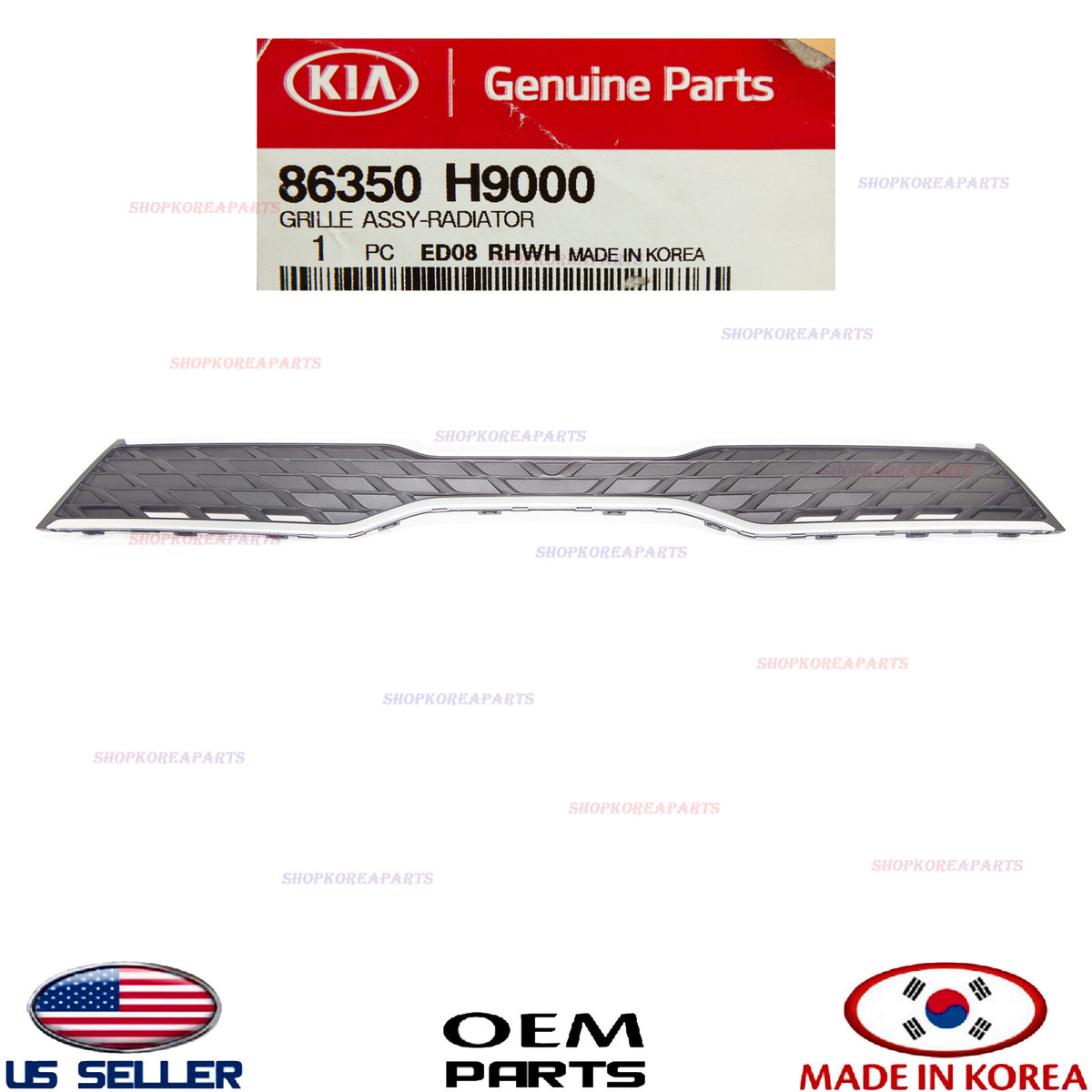GENUINE OEM Front Upper Bumper Grille 2018–2020 Kia Rio 86350-H9000