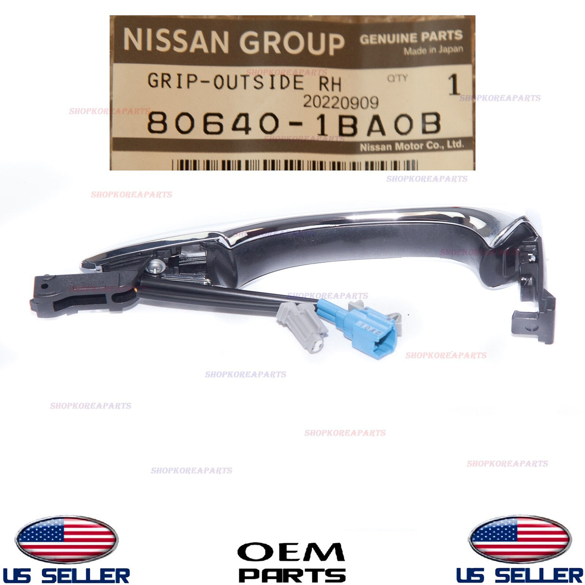 GENUINE Front Door Outside Handle LEFT RIGHT ⭐OEM⭐ Infiniti QX50 QX70 2016-2017