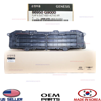 GENUINE Grille Air Shutter Flap Duct Upper Deflector ⭐OEM⭐ Genesis G70 2019-2021