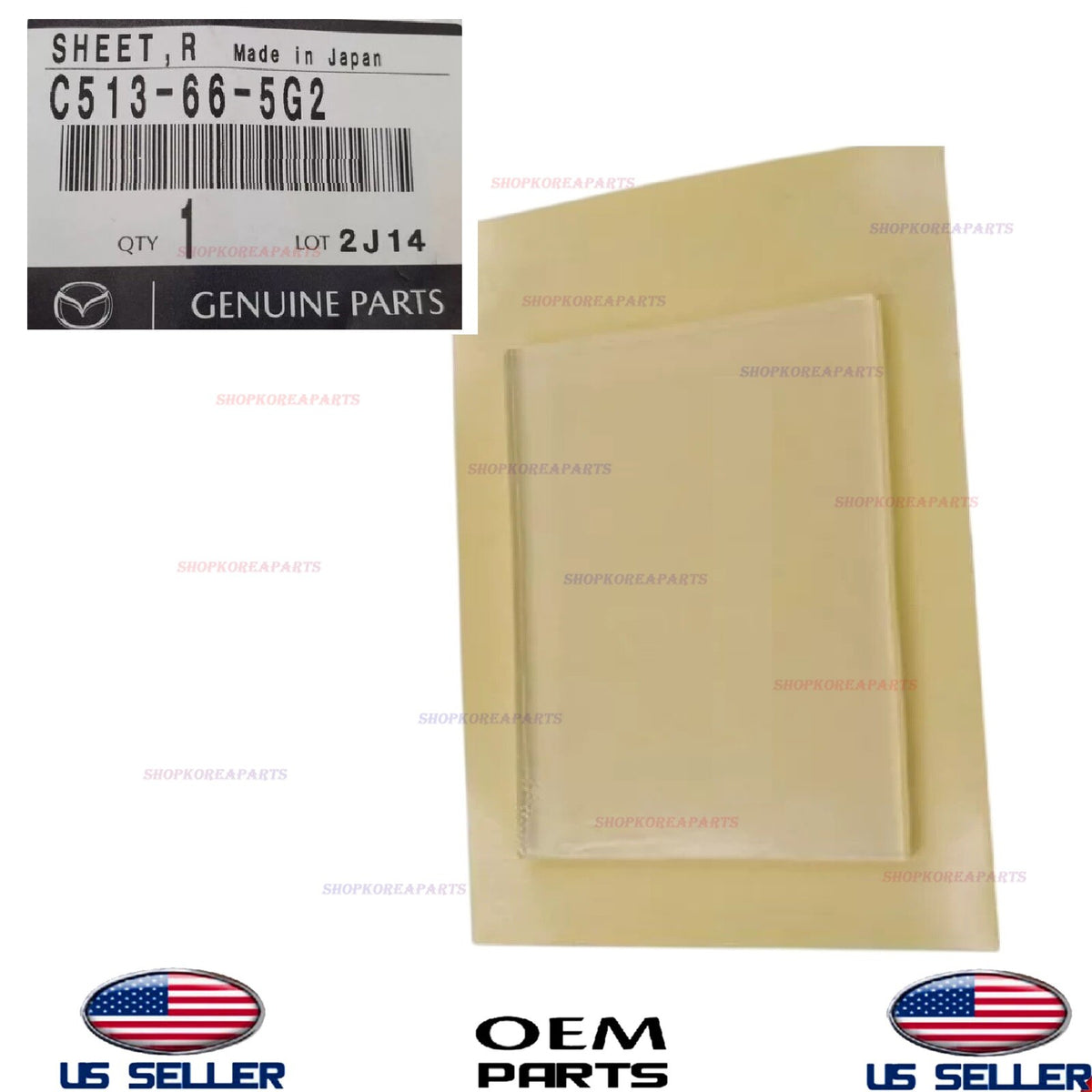 GENUINE OEM Rain Sensor Insulator 2013-2017 Mazda3 Mazda6 CX-3 CX-5 C513-66-5G2