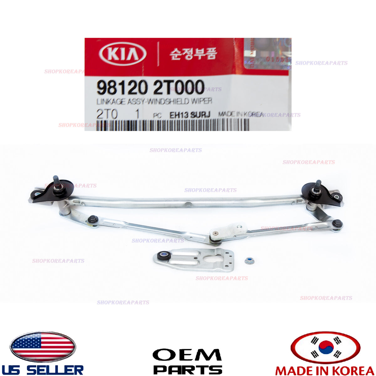 ✅GENUINE✅ Windshield Wiper Linkage ⭐OEM⭐ Kia Optima 2011-2015 98120-2T000