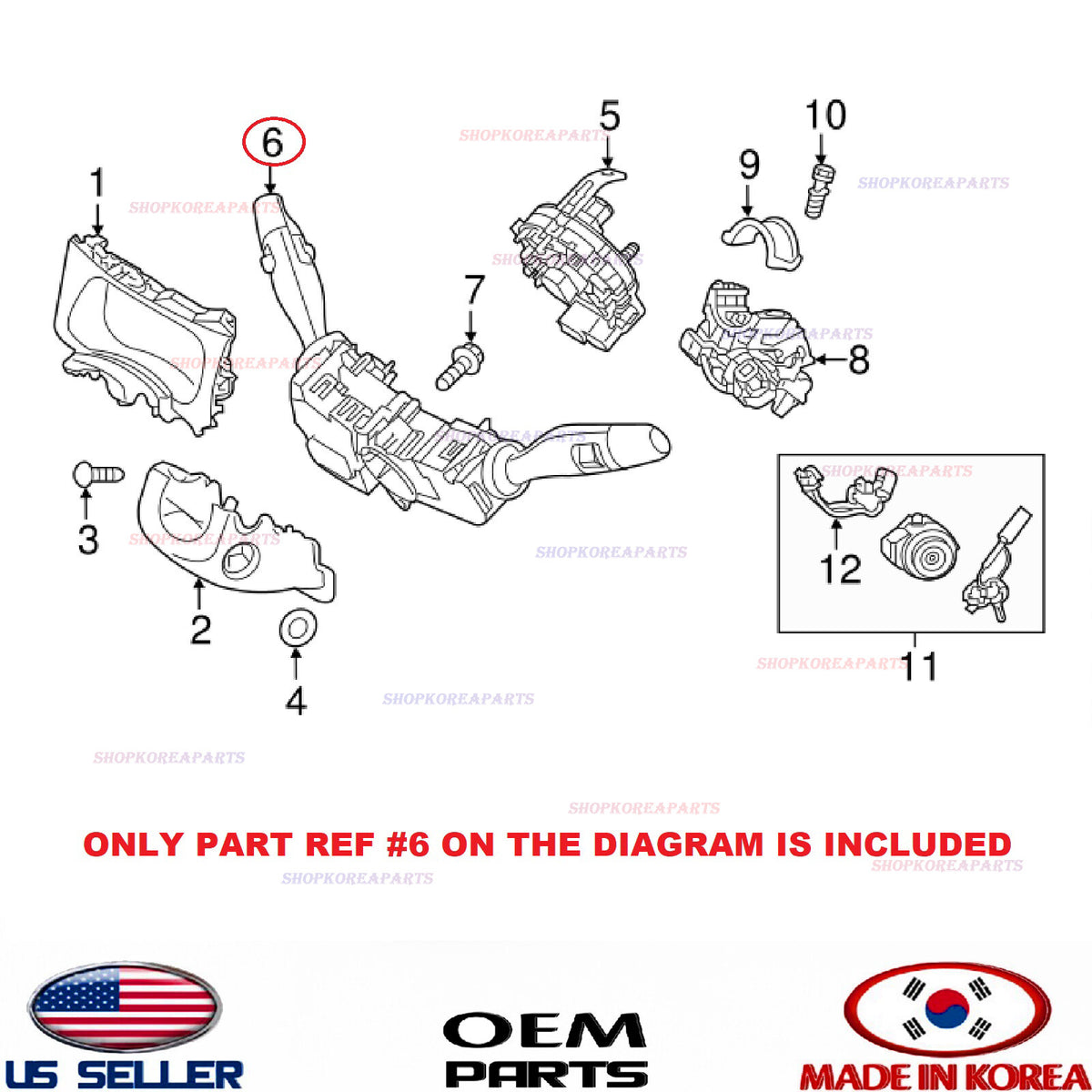 GENUINE Column Combo Switch Multifunction ⭐OEM⭐ HYUNDAI TUCSON 2019-2021