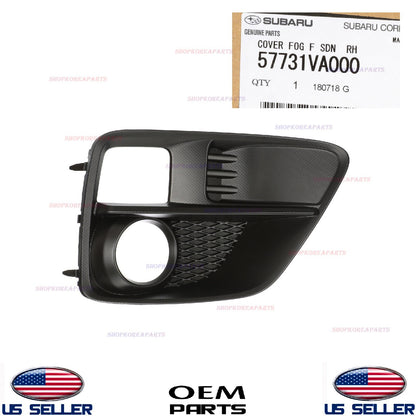 GENUINE Fog Lamp Bezel Cover RIGHT Passenger Side OEM WRX & STI 2015-2017