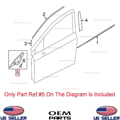 Fender Pillar Trim Molding Garnish Passenger Side OEM Subaru *See Compatibility