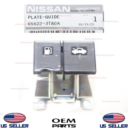 GENUINE Hood & Fuel Lid Lock Release Handle ⭐OEM⭐ NISSAN *See compatibility