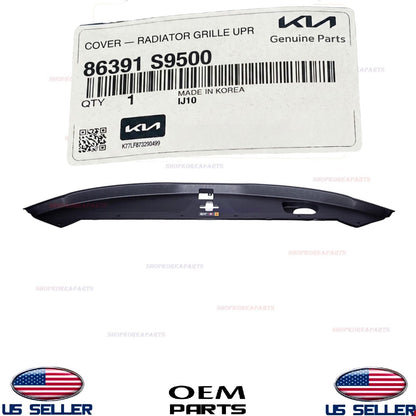 GENUINE OEM Upper Radiator Grille Cover Sight Shield 2023–2025 Kia Telluride