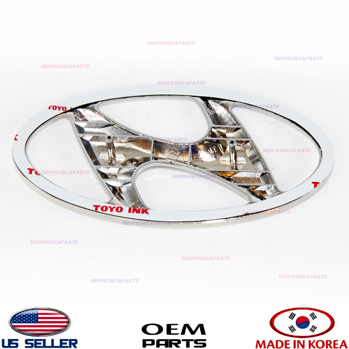 GENUINE Front Grille Emblem Logo *H* ⭐OEM⭐ Santa Fe 2010-2012 Sonata 2011-2012