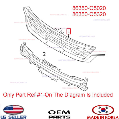 GENUINE Front Bumper Radiator Grille ⭐OEM⭐ Kia Seltos 2021-2023 86350-Q5020