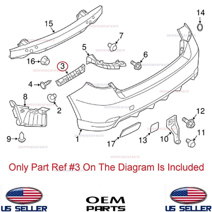 Rear Bumper Bracket RIGHT Passenger Side ⭐OEM⭐ Subaru Impreza WRX STI 2008-2014